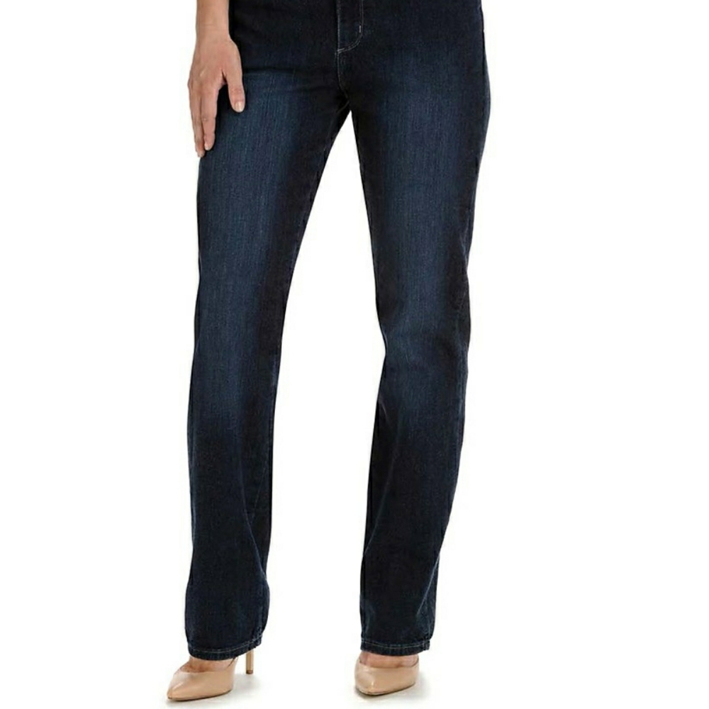 Lee Relaxed Fit Straight Leg Dark Wash Jeans sz 6